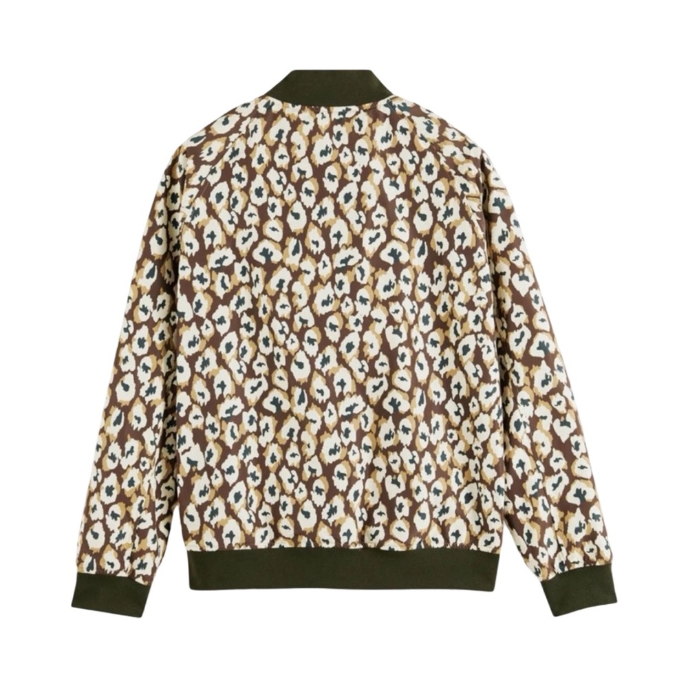 Scotch & Soda Brown and Tan Bomber Jacket - Picture 8 of 14